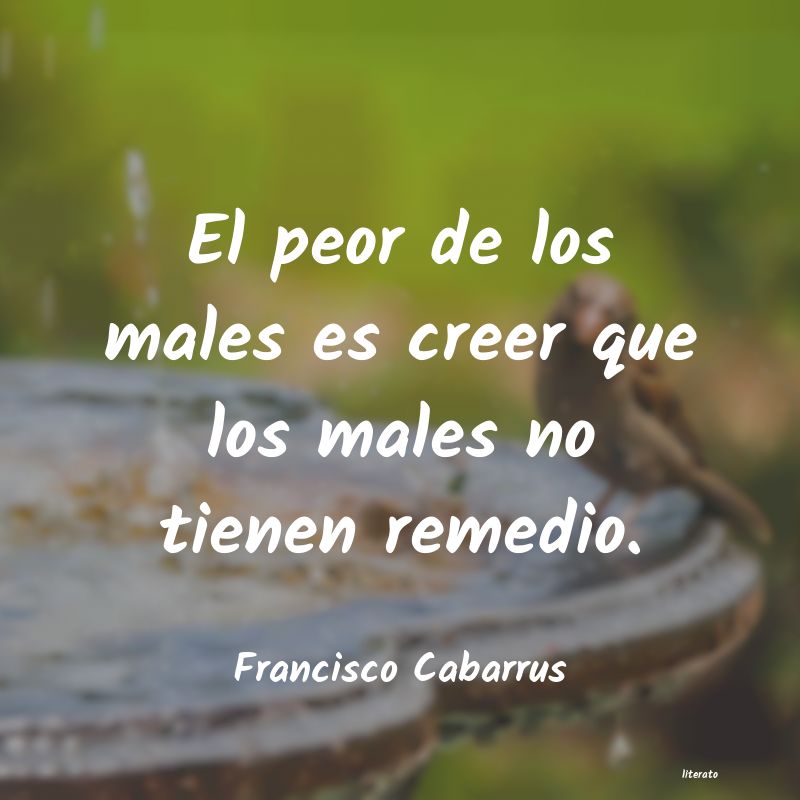 frases de Francisco Cabarrus