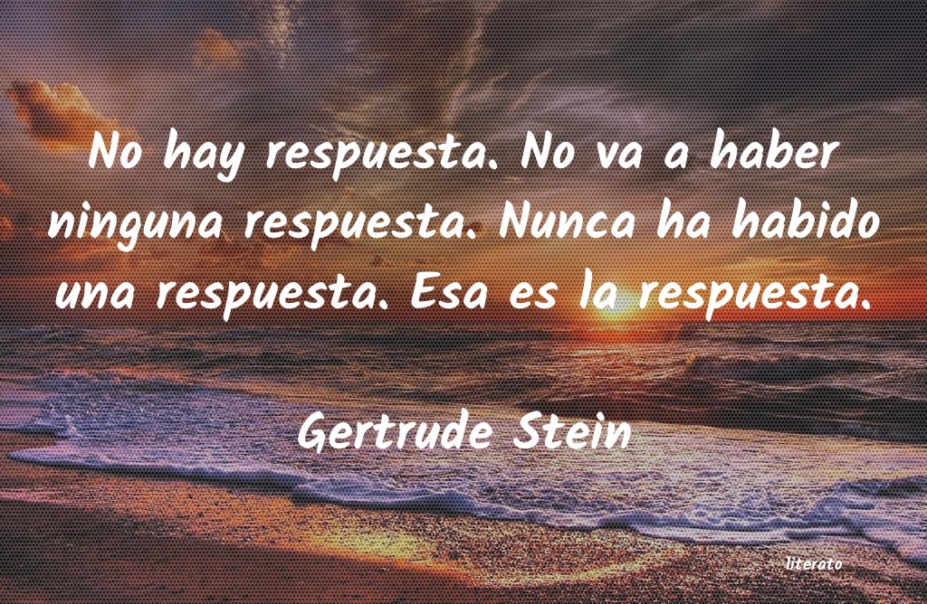 frases de Gertrude Stein