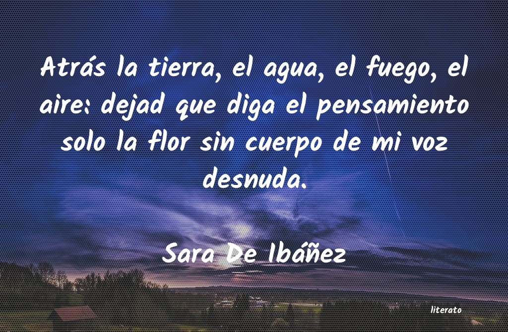 frases de Sara De Ibáñez
