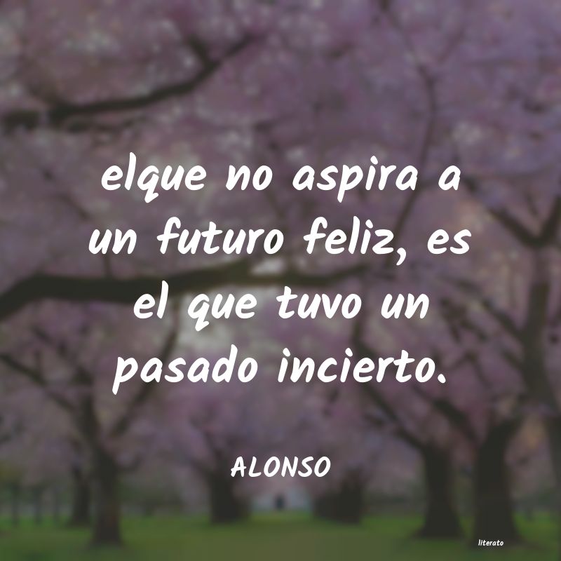 Frases de ALONSO