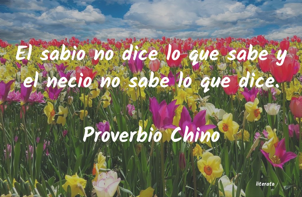 Frases de Proverbio Chino