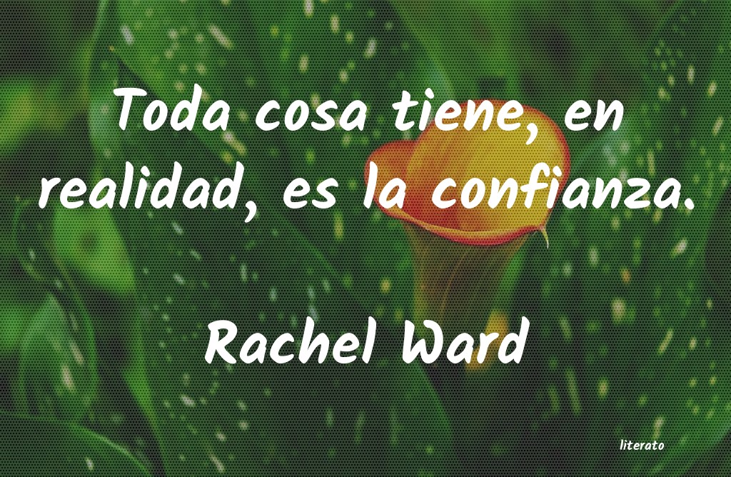 frases de Rachel Ward