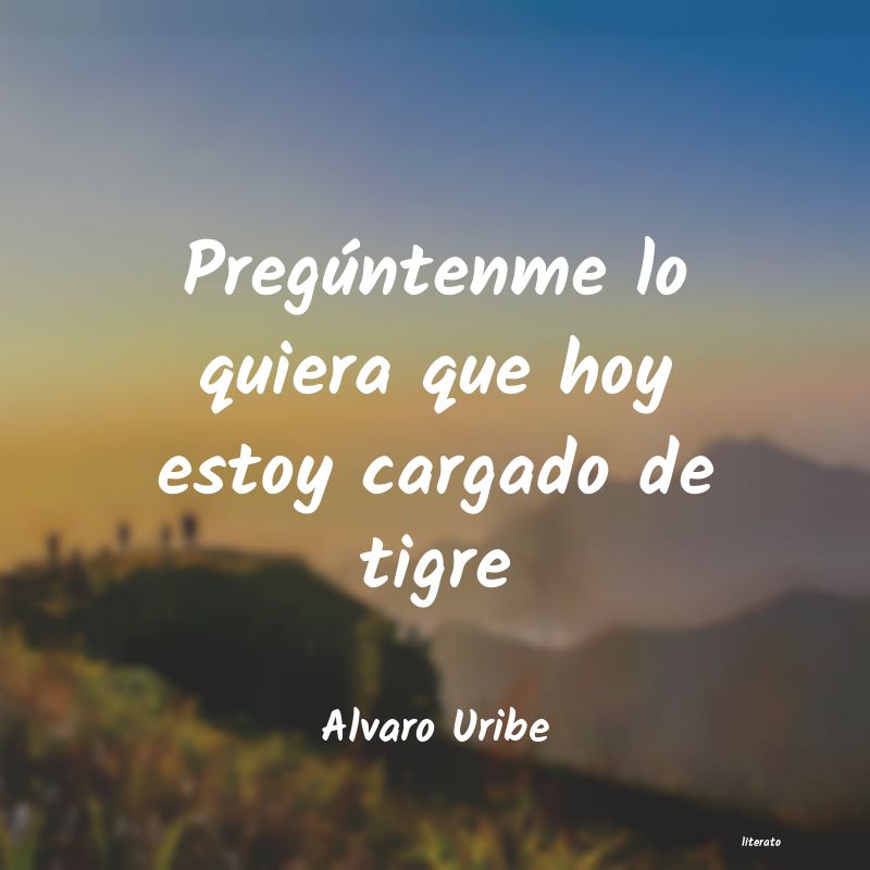 Frases de Alvaro Uribe