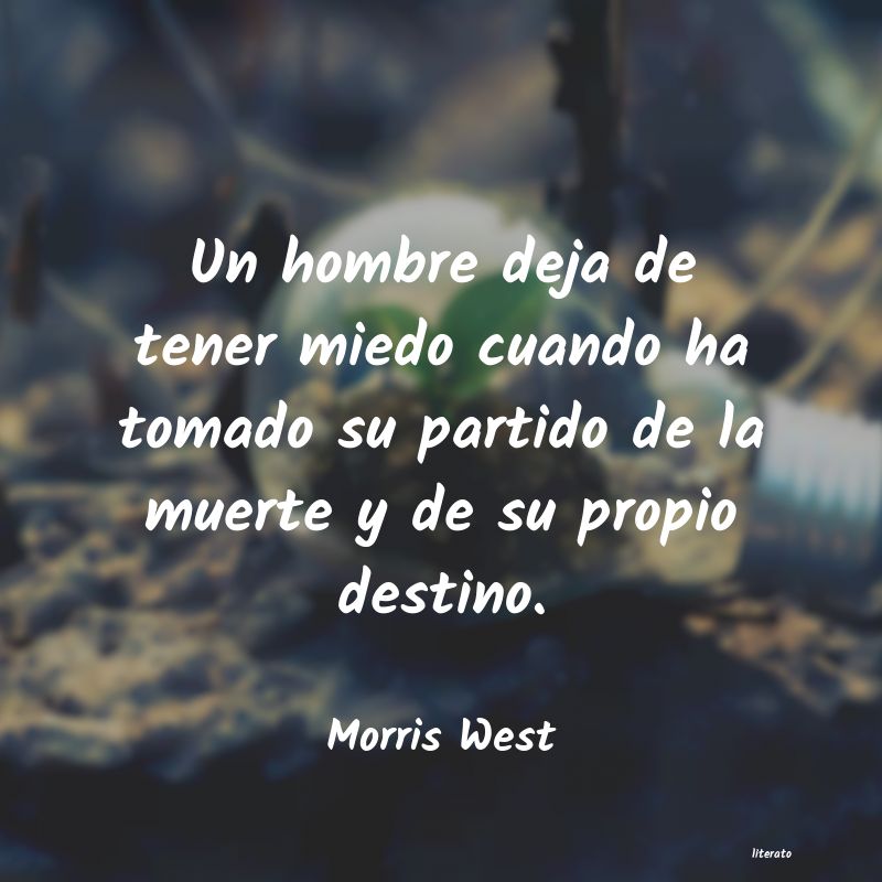 Frases de Morris West