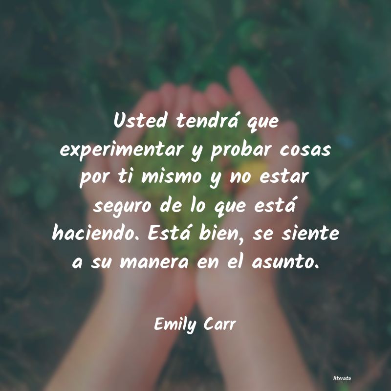 Frases de Emily Carr