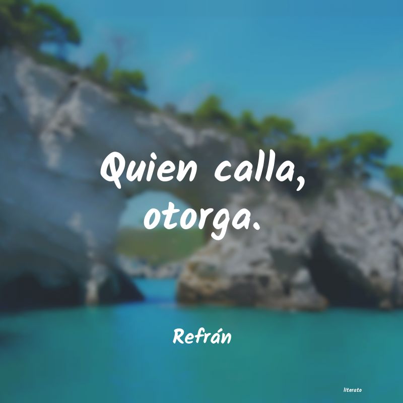 Frases de Refrán