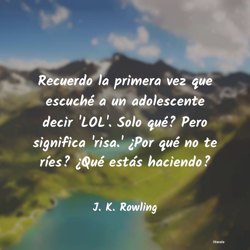 Frases de J. K. Rowling