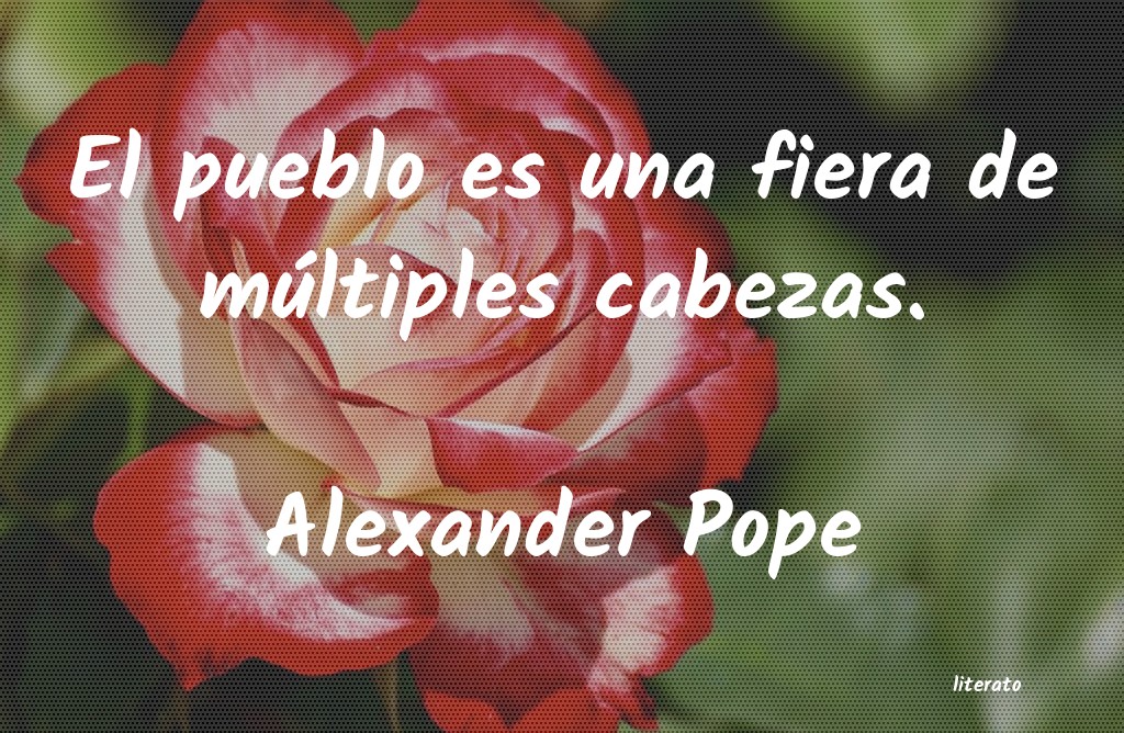 Frases de Alexander Pope