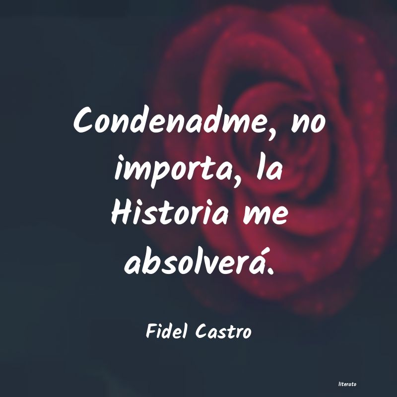 frases de Fidel Castro