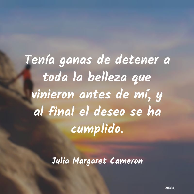 frases de Julia Margaret Cameron