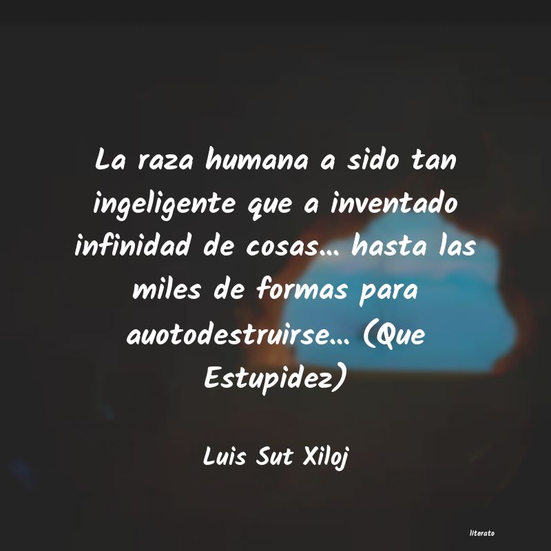 Frases de Luis Sut Xiloj