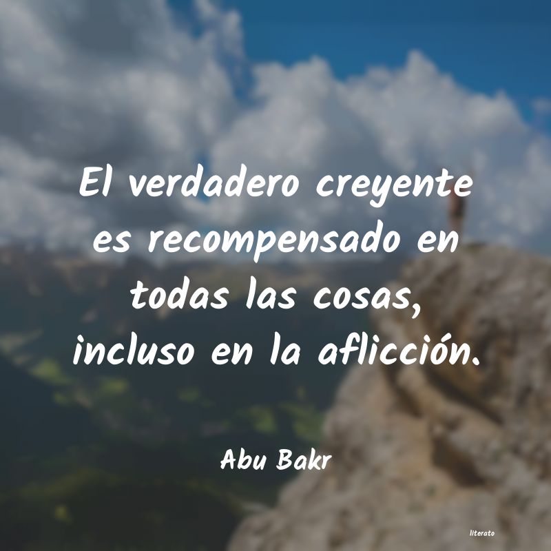 frases de Abu Bakr