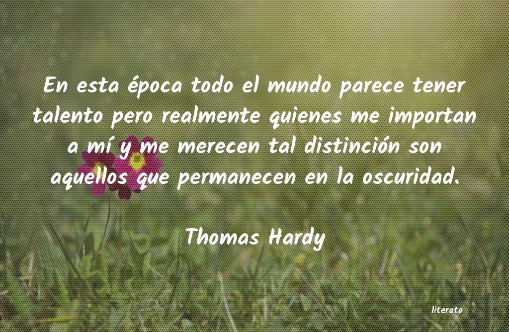 Frases de Thomas Hardy