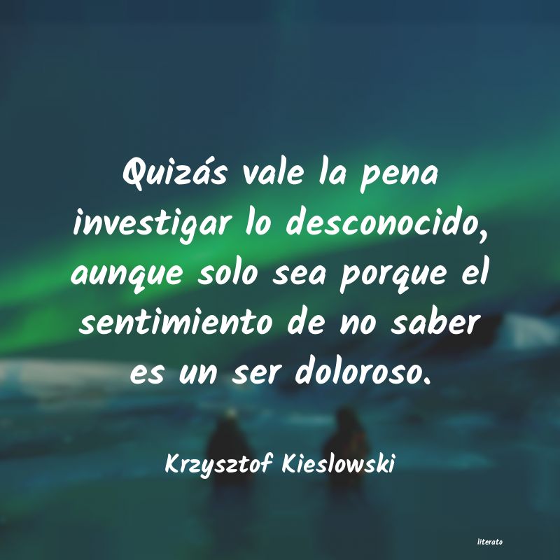 frases de Krzysztof Kieslowski