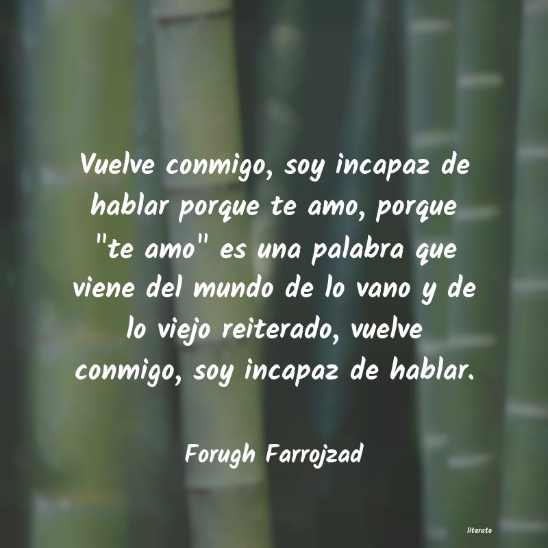 frases de Forugh Farrojzad