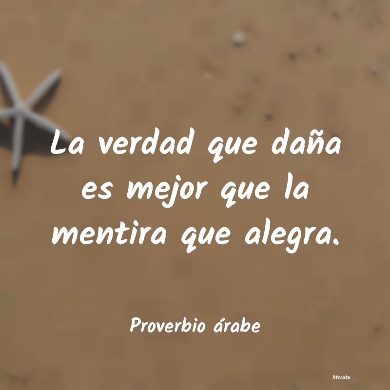 Frases de Proverbio árabe