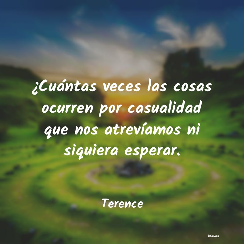 Frases de Terence