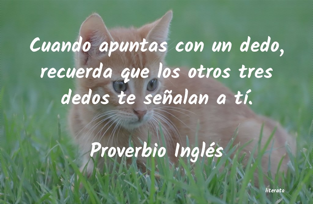 Frases de Proverbio Inglés