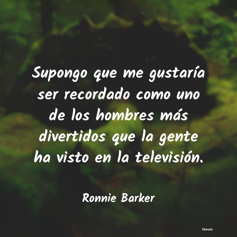 Frases de Ronnie Barker