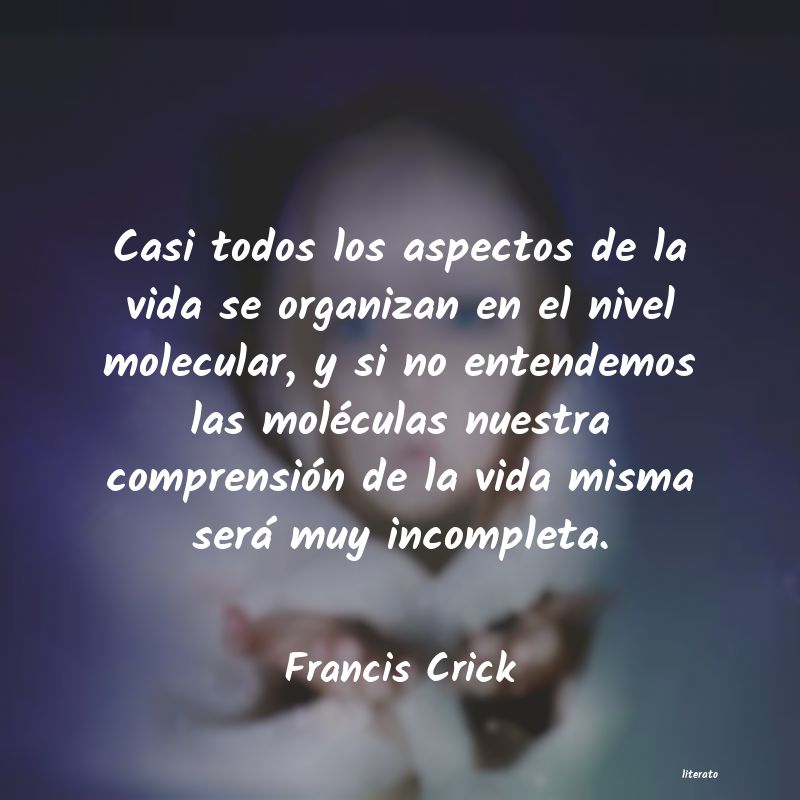 Frases de Francis Crick