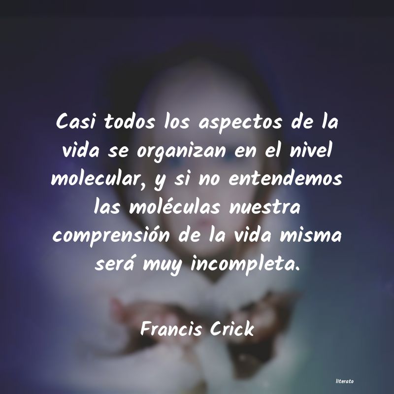 frases de Francis Crick