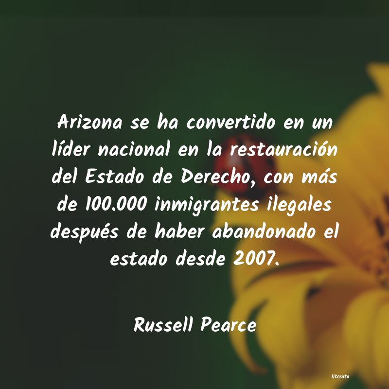 Frases de Russell Pearce