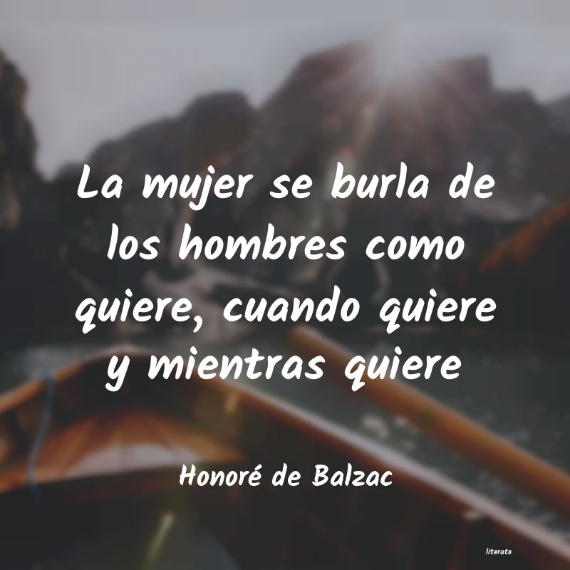 frases de Honoré de Balzac