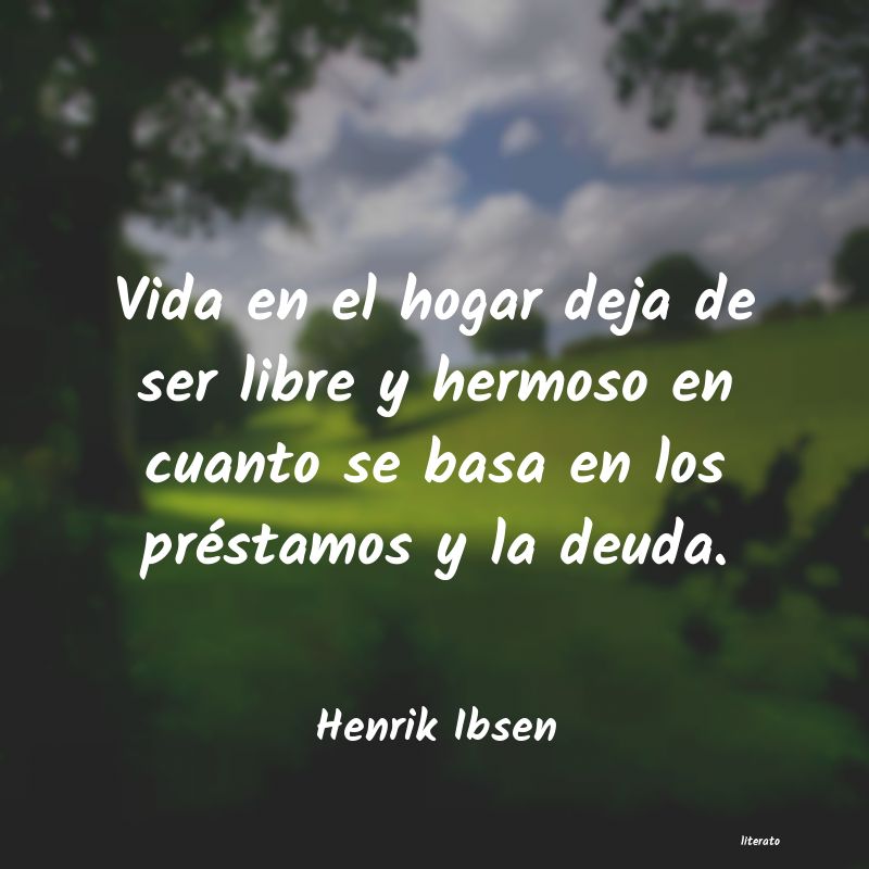 Frases de Henrik Ibsen