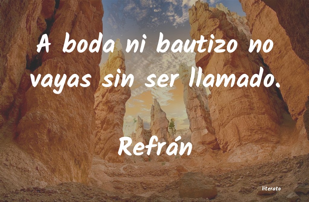 frases de Refrán