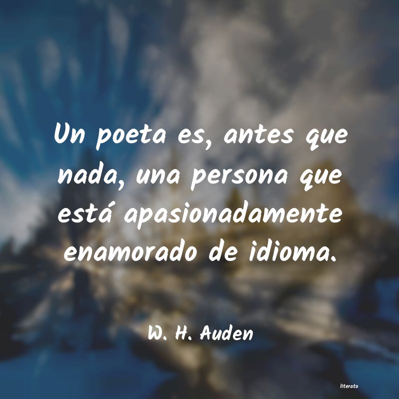 Frases de W. H. Auden