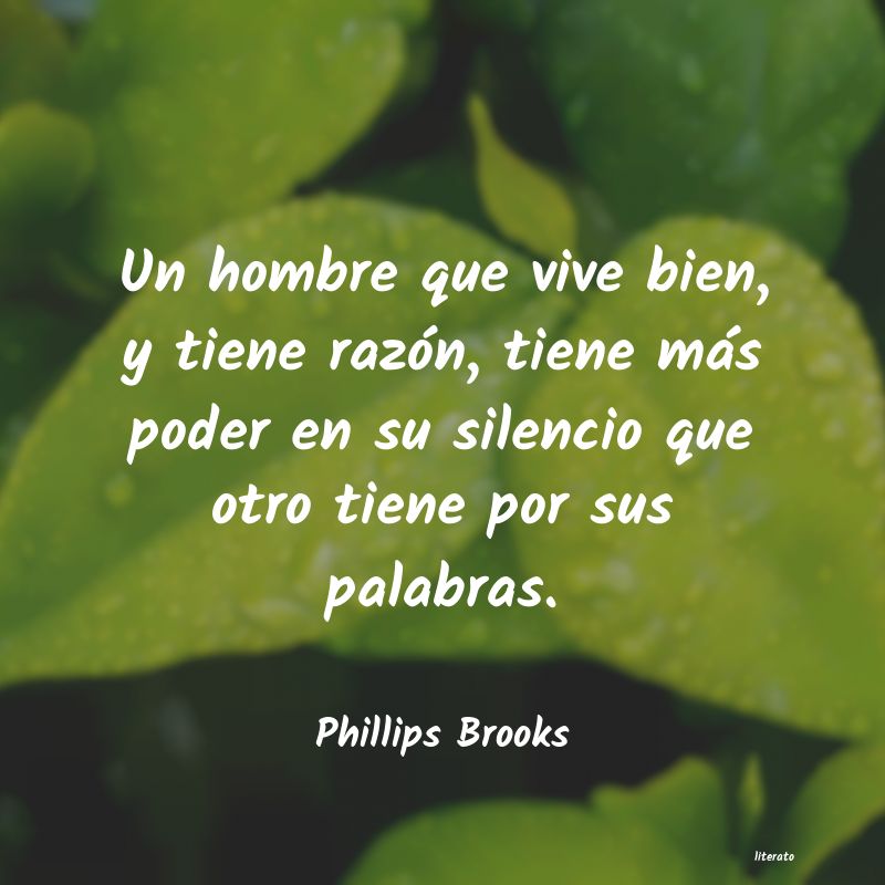 Frases de Phillips Brooks