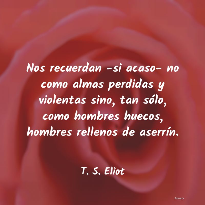 Frases de T. S. Eliot