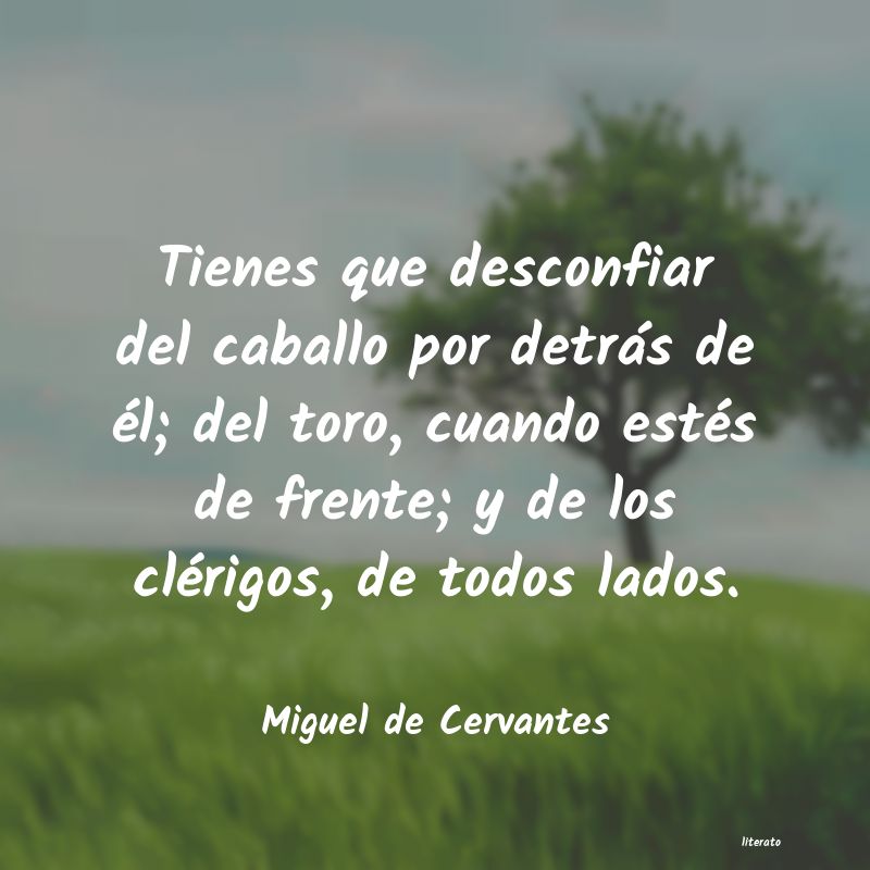 Frases de Miguel de Cervantes