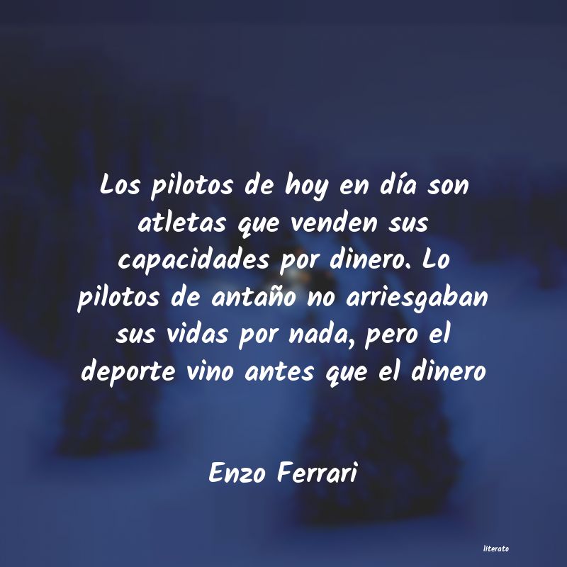 Frases de Enzo Ferrari