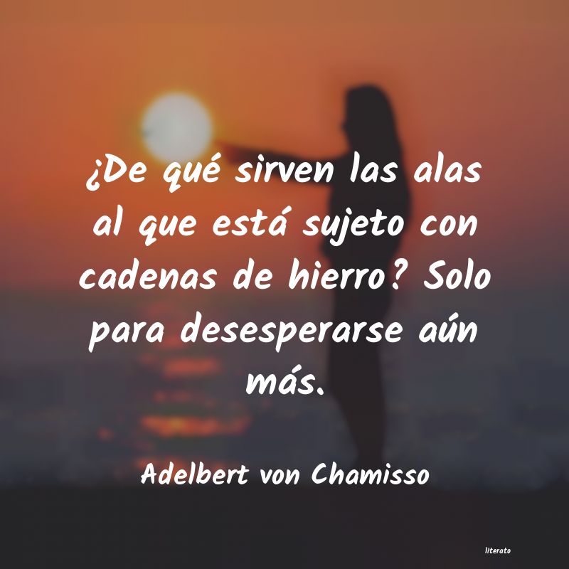 Frases de Adelbert von Chamisso