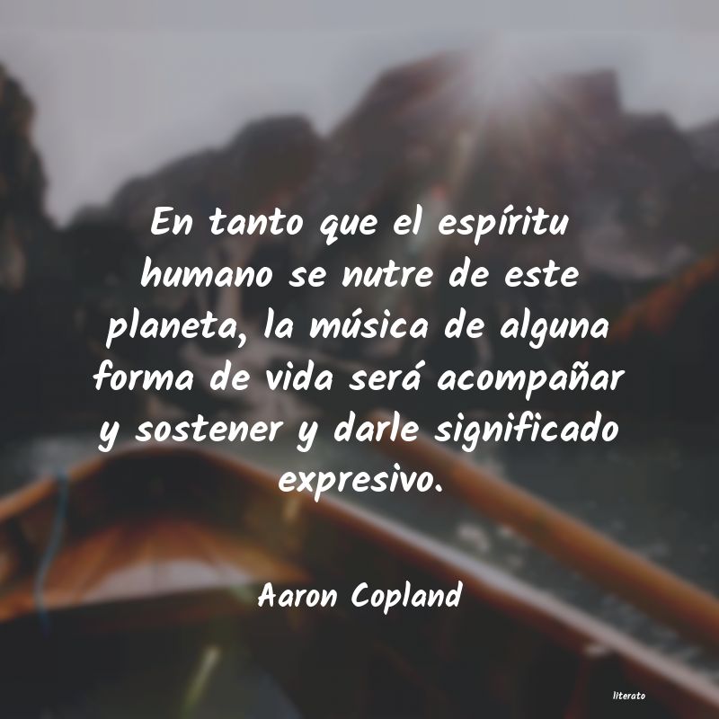 Frases de Aaron Copland