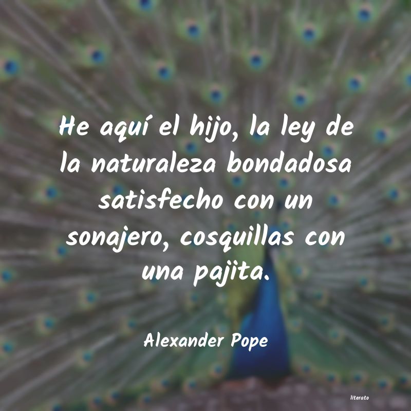 Frases de Alexander Pope