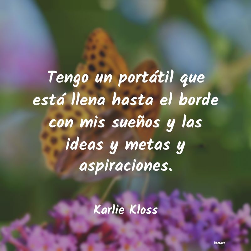 Frases de Karlie Kloss