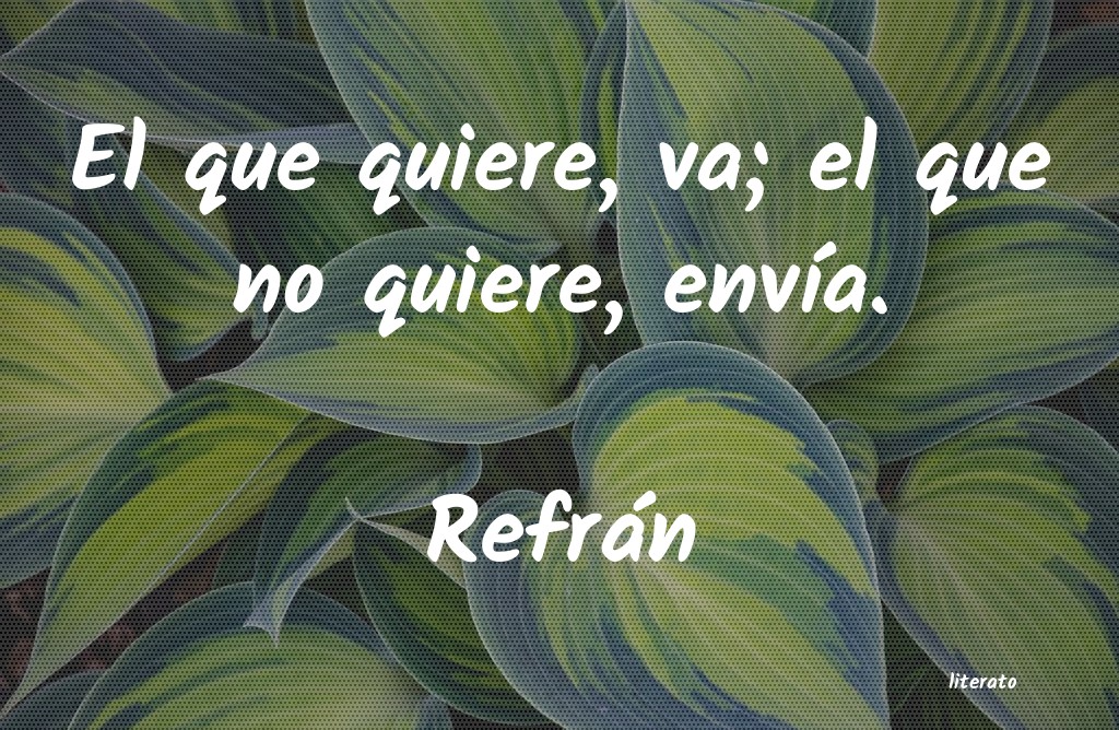 Frases de Refrán