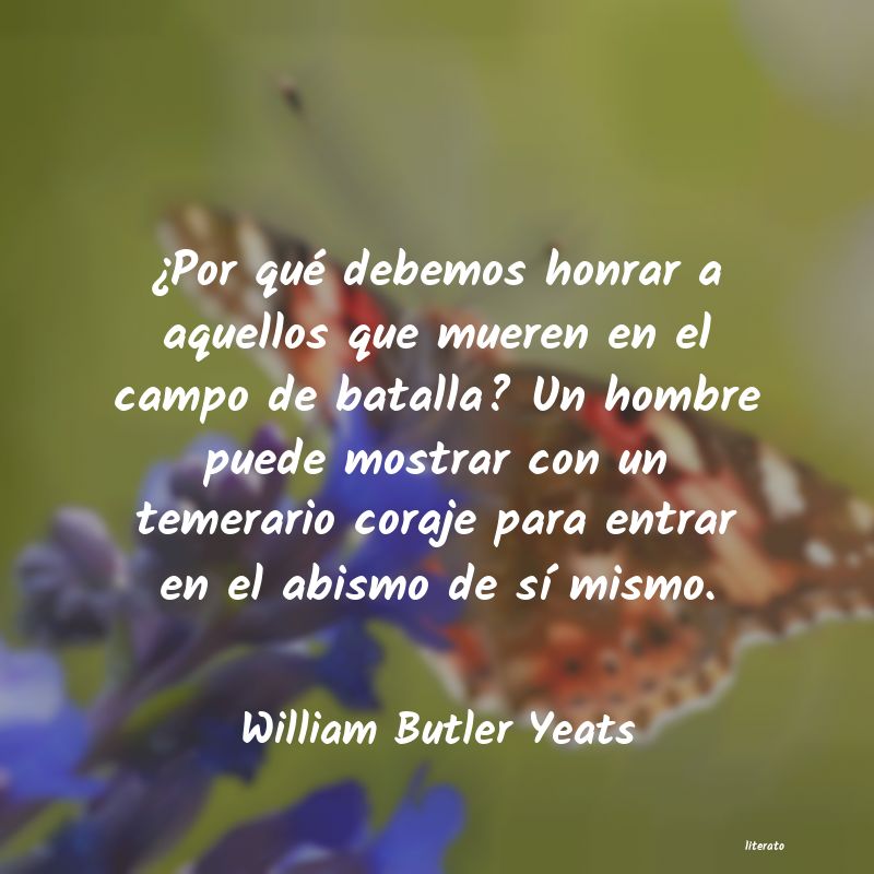 frases de William Butler Yeats