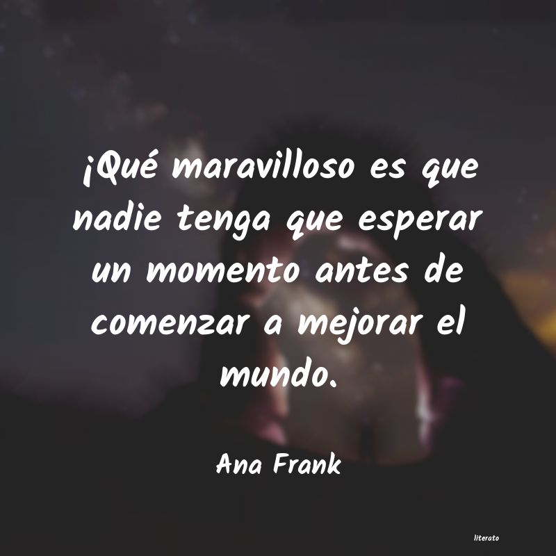 frases de Ana Frank