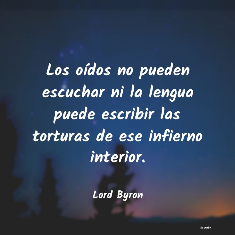 frases de Lord Byron