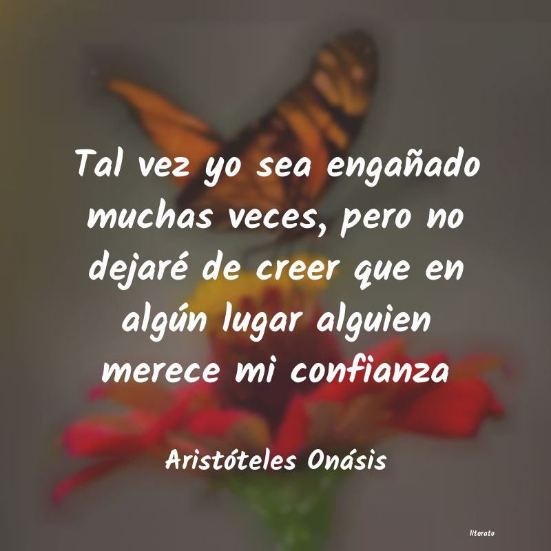 frases de Aristóteles Onásis