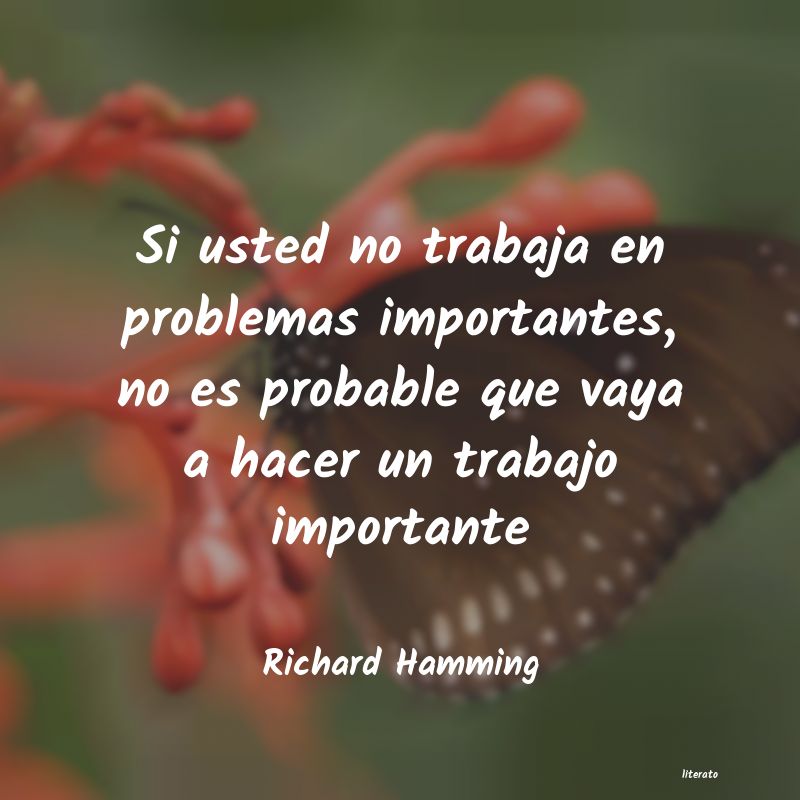 Frases de Richard Hamming