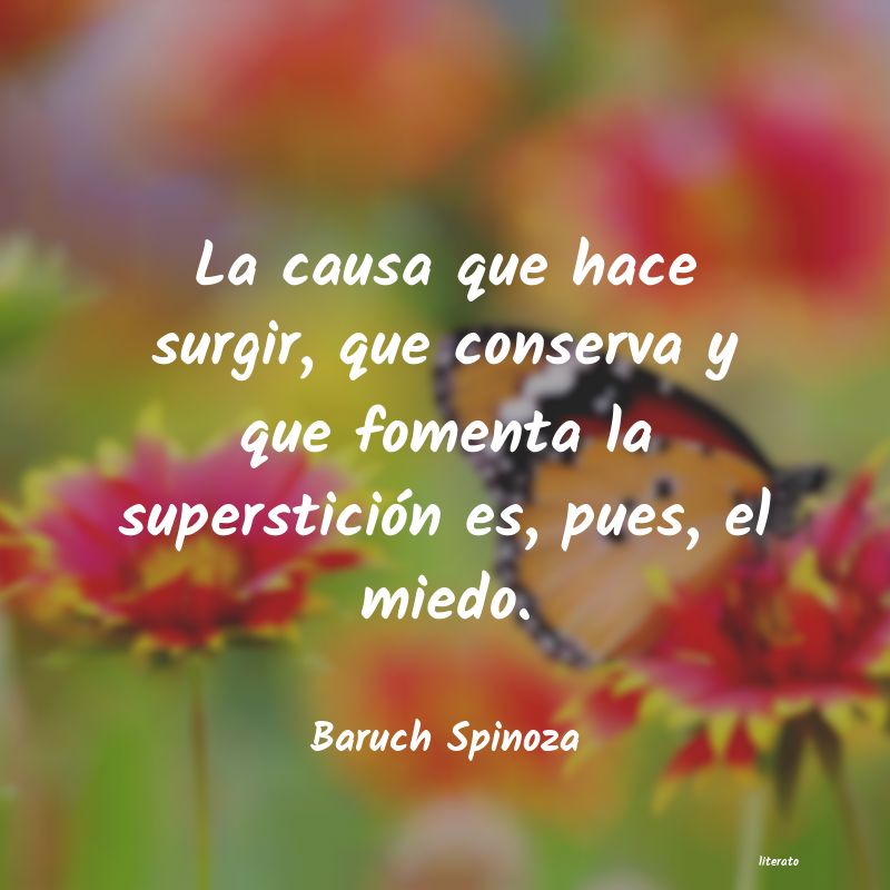 Frases de Baruch Spinoza