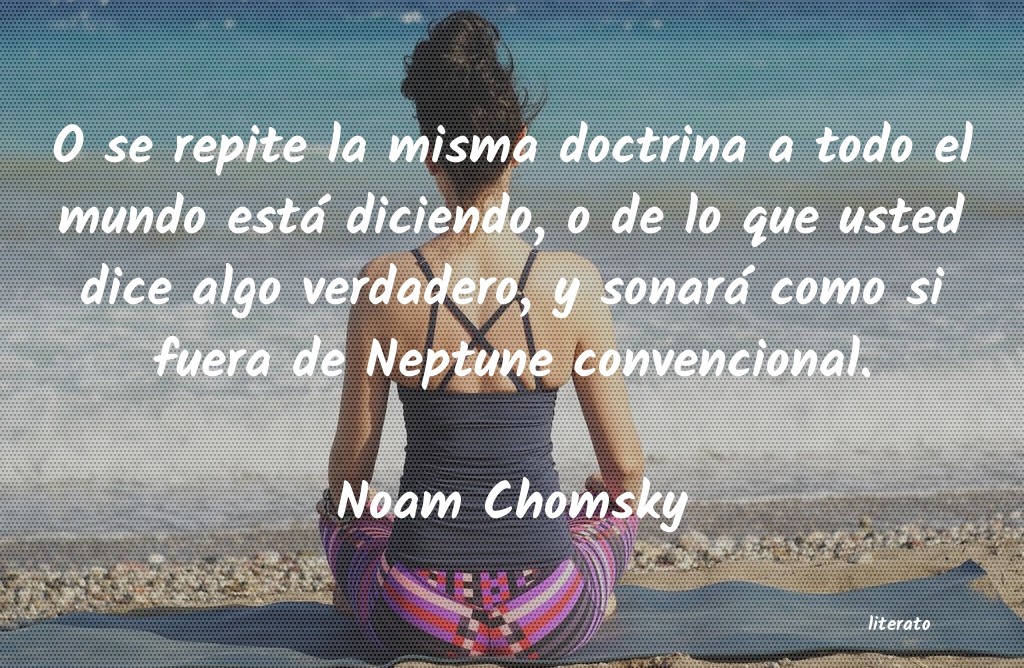 Frases de Noam Chomsky