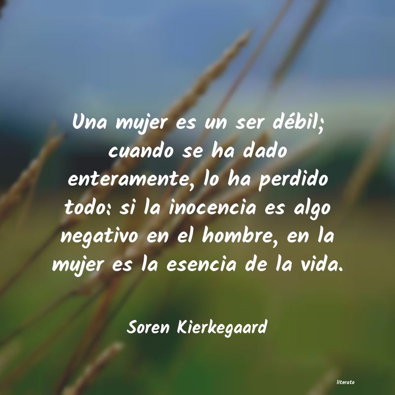 Frases de Soren Kierkegaard