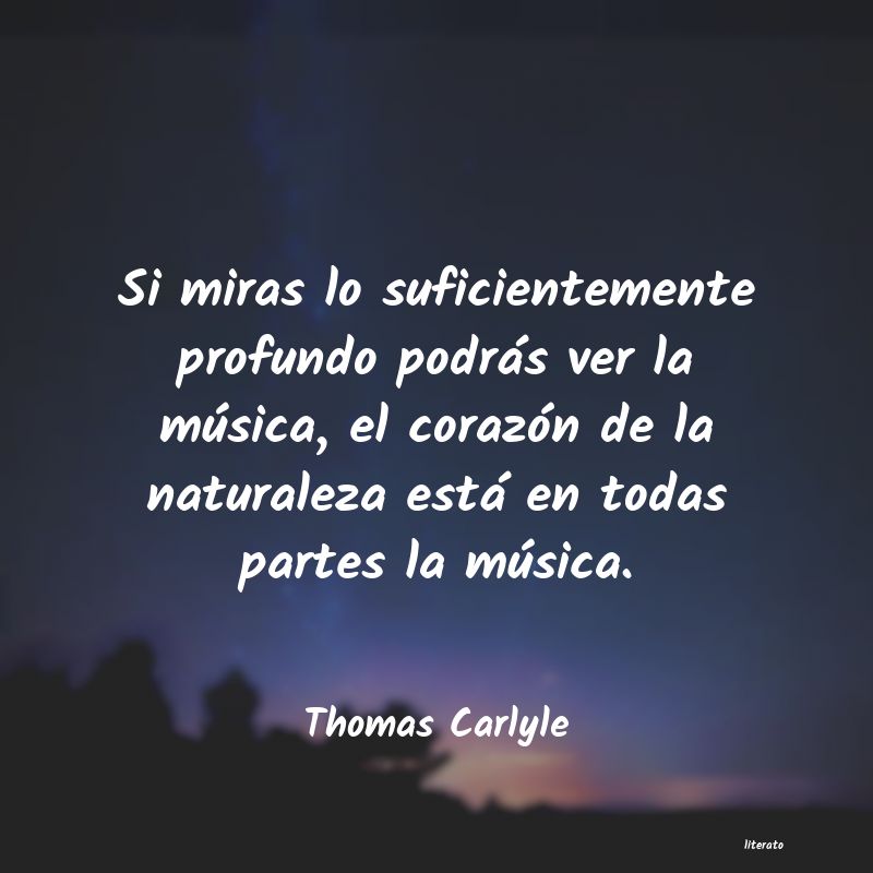 Frases de Thomas Carlyle