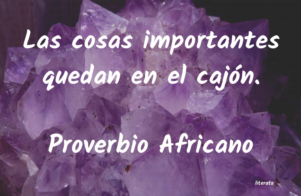 Frases de Proverbio Africano