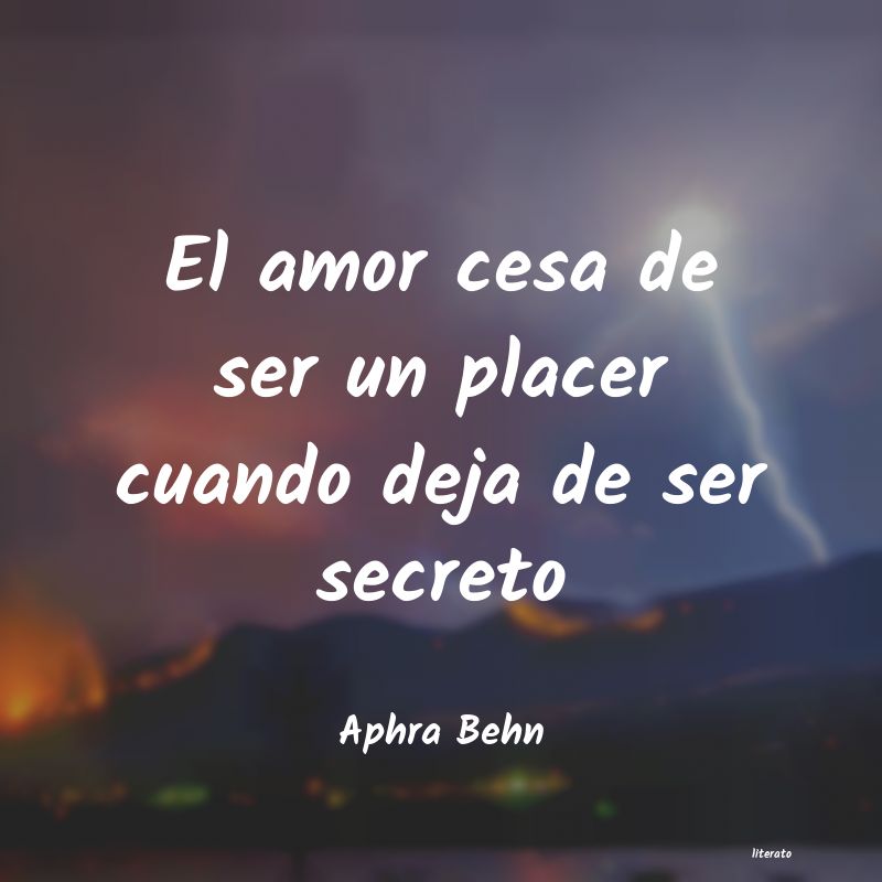 Frases de Aphra Behn